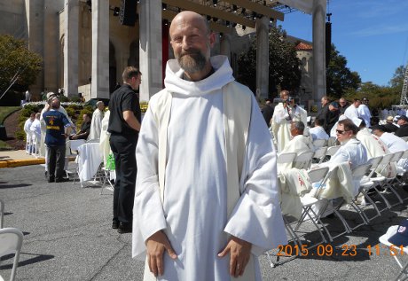 Rev. Isaiah Teichert, O.S.B.Cam., before the canonization Ma