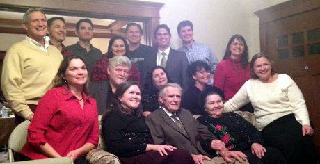 Mr. and Mrs. Bill Grimm and family