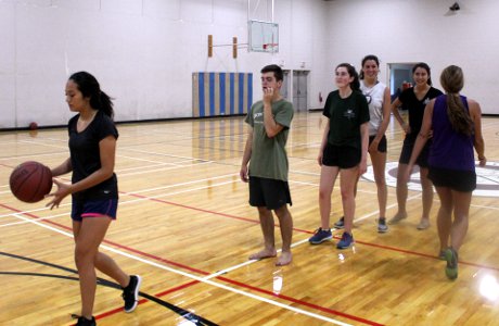 Basketball practice