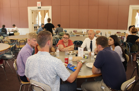 Lunch in Gould Hall