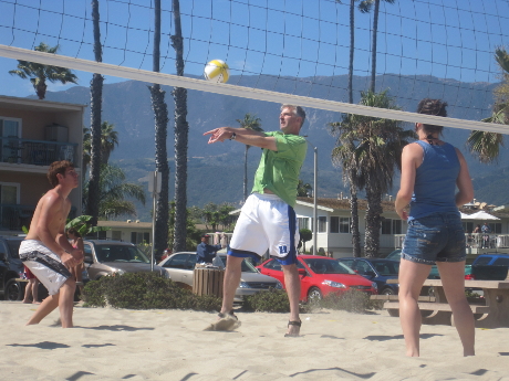 beach volleyball