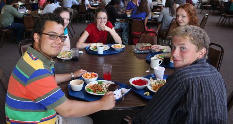 lunch in St. Joseph Commons