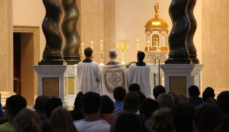 Adoration in Our Lady of the Most Holy Trinity Chapel