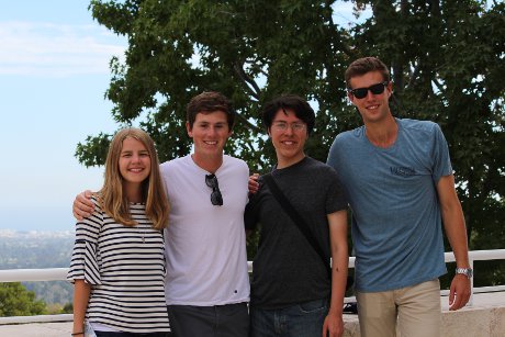 Summer Program students at the Getty Center