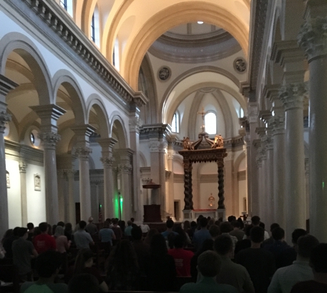 Mass in Our Lady of the Most Holy Trinity Chapel