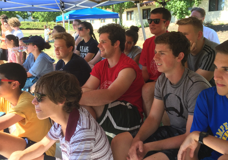 Volleyball spectators