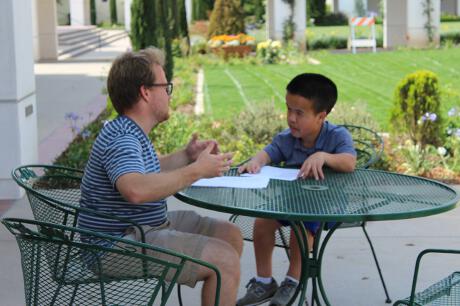 Prefect meets with student