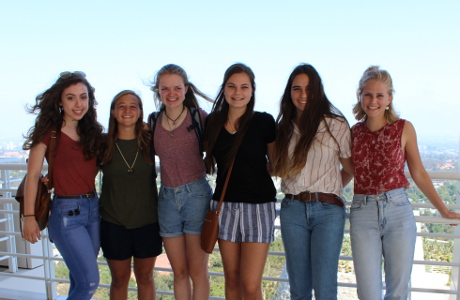 Students at the Getty Center