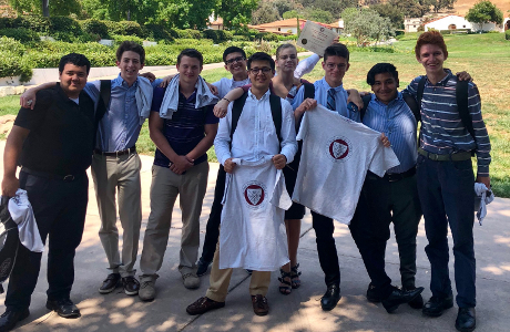 Students with their TAC t-shirts