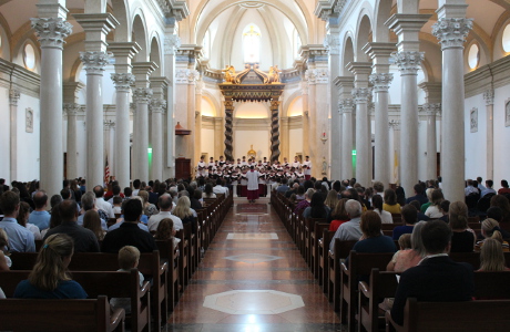 Schola in Our Lady of the Most Holy Trinity Chapel