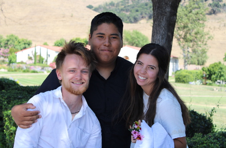 Three students