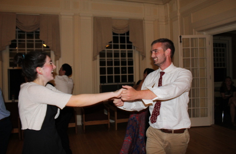 Students dance