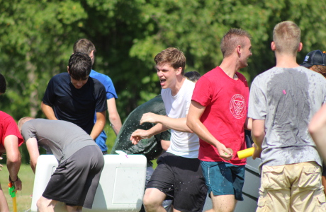 Water-balloon fight