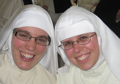 Sr. Mary Andre, O. Praem (’11) and Sr. Mary Thomas, O. Praem