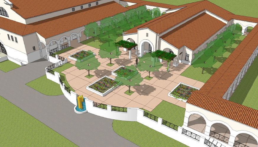 Renderings of St. Gladys Hall Thomas Aquinas College