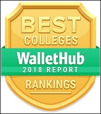 WalletHub Best Colleges badge