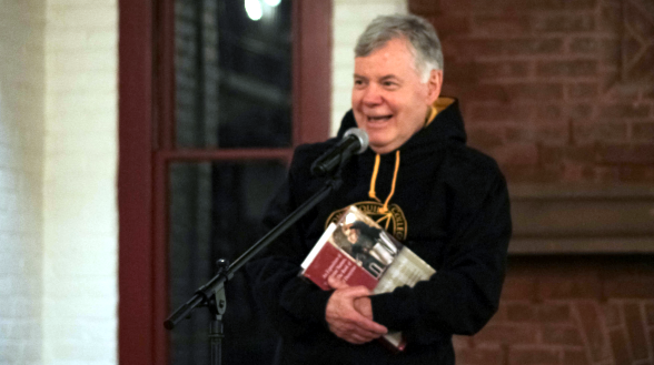 Fr. Gurtler receives parting gifts