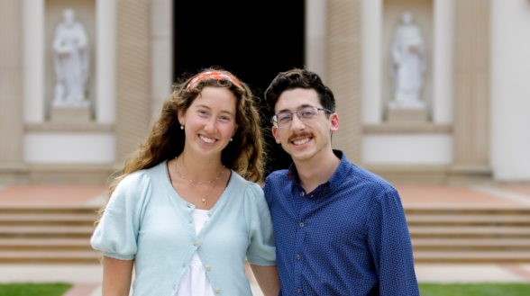 Elena Walz and Anthony Santine