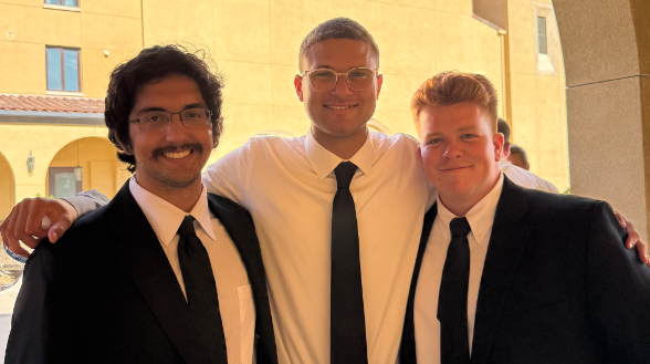 Jonahs Chavez (NE’22), Isaac Osborne (CA’24), and Brendan Daly (CA’24)