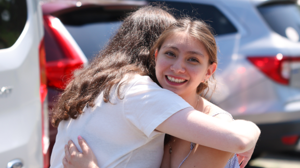 Final hugs