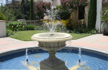 Founders Plaza fountain