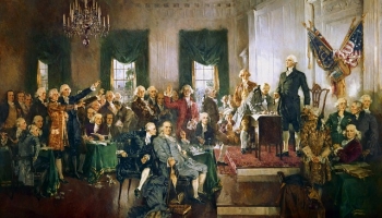 The Signing of the Declaration with George Washington