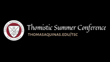 Thomistic Summer Conference logo with TAC Crest