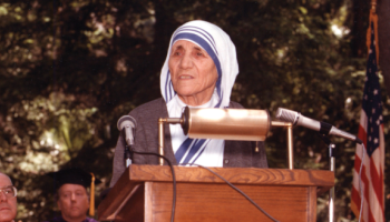 St. Teresa of Calcutta speaks at Thomas Aquinas College