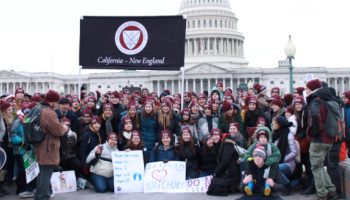 Students at the March for Life