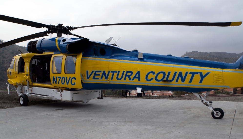 VCFD helicopter training at TAC helispot