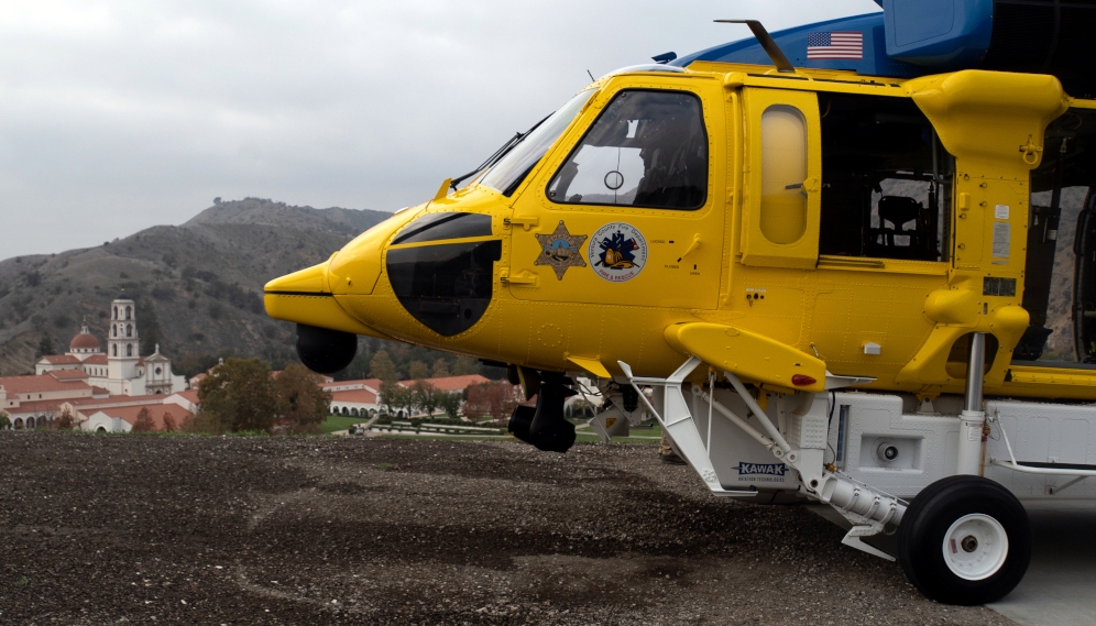 VCFD helicopter training at TAC helispot