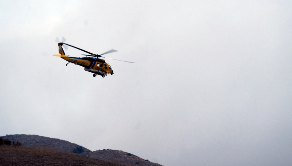 VCFD helicopter training at TAC helispot