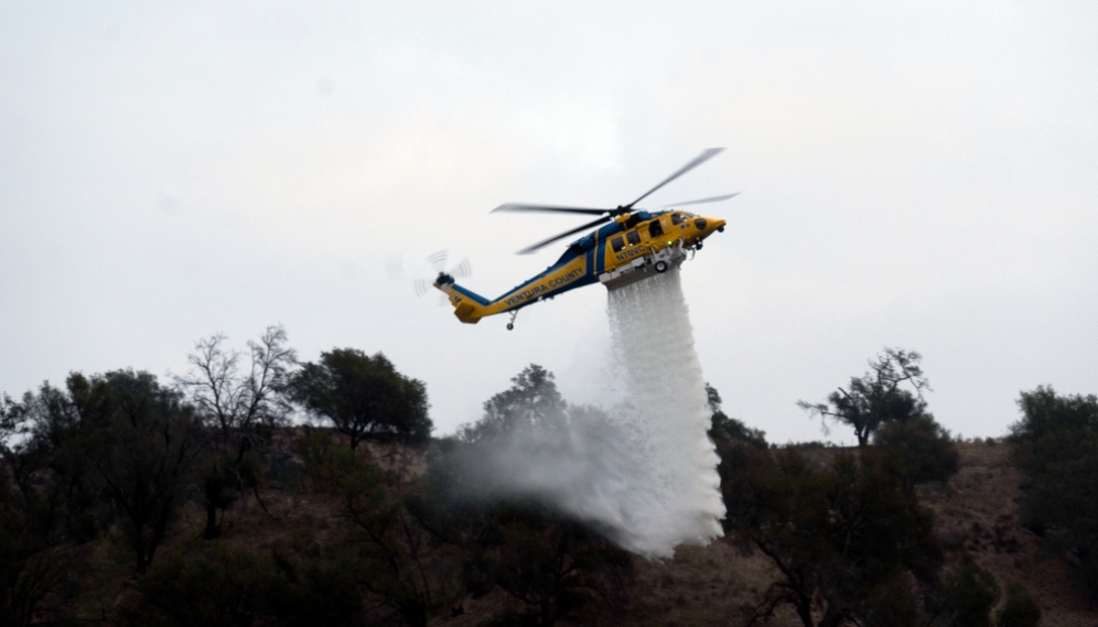 VCFD helicopter training at TAC helispot