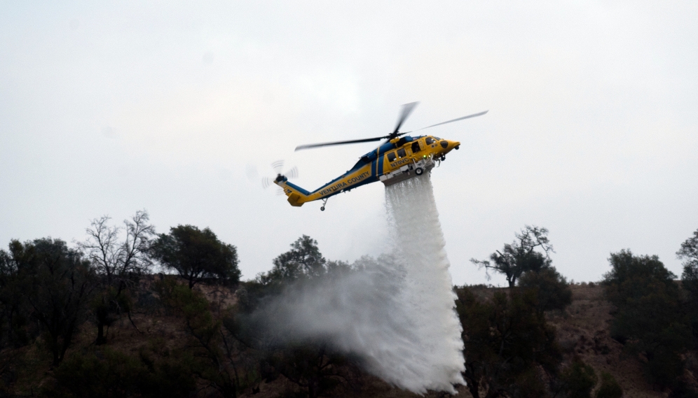 VCFD helicopter training at TAC helispot