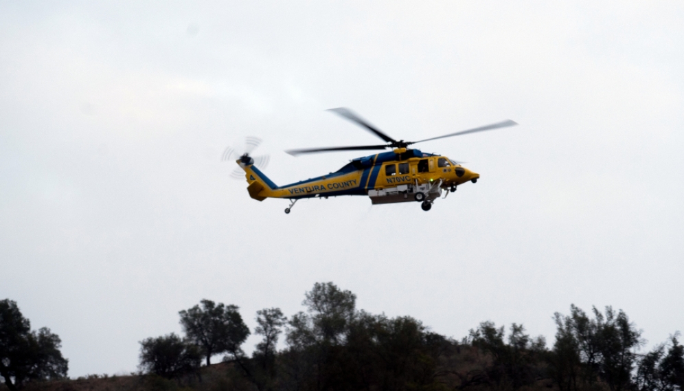 VCFD helicopter training at TAC helispot