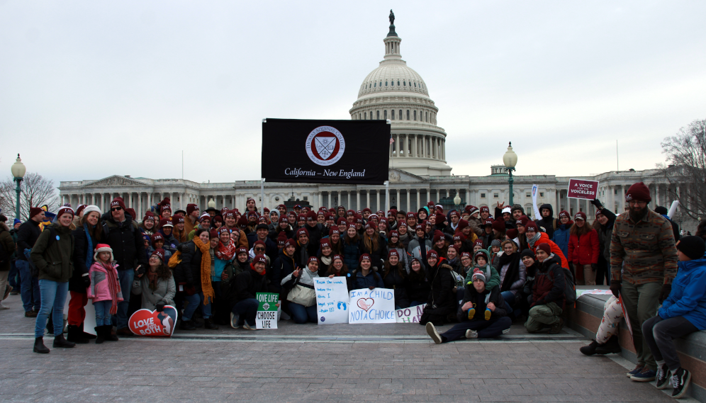 Students participate in the March for Life