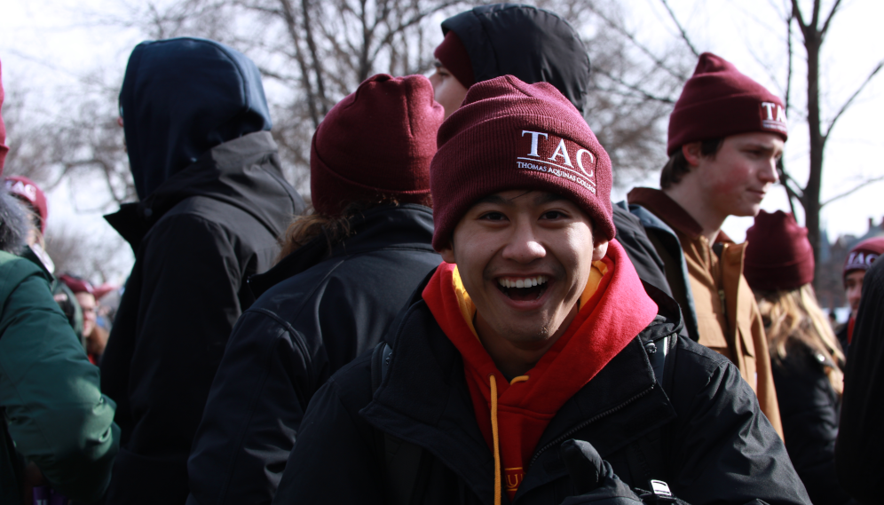 Students participate in the March for Life