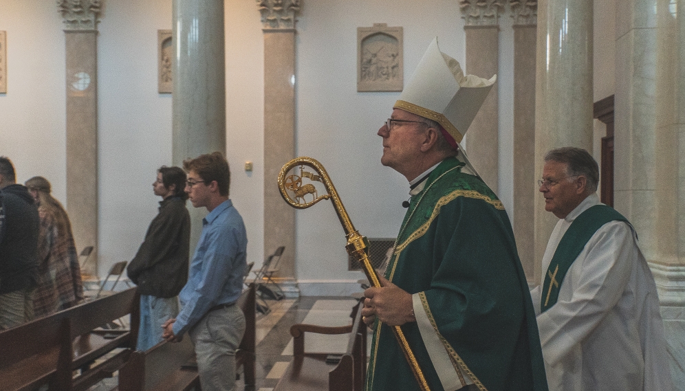 Bishop Barron offers Mass