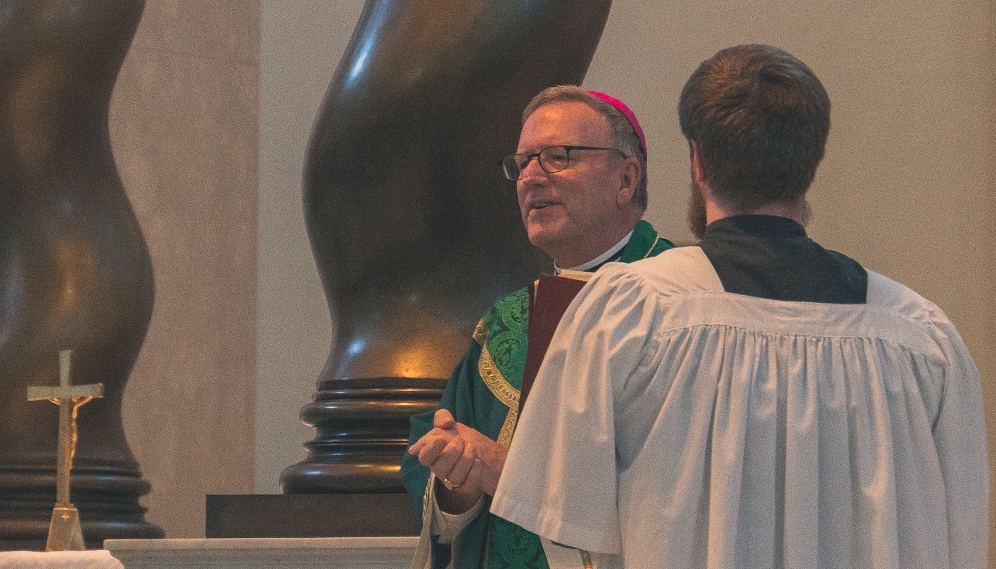 Bishop Barron offers Mass