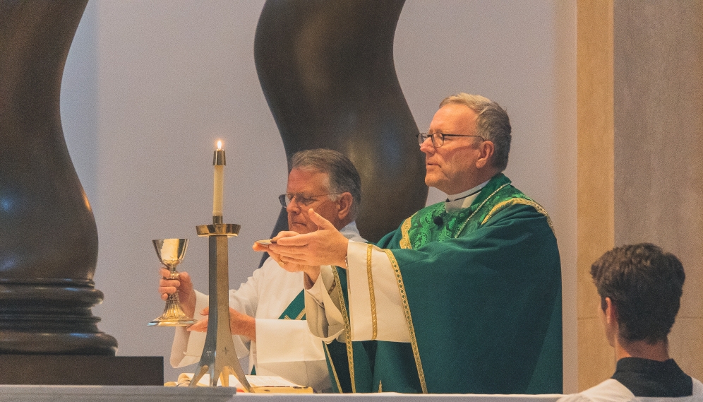 Bishop Barron offers Mass