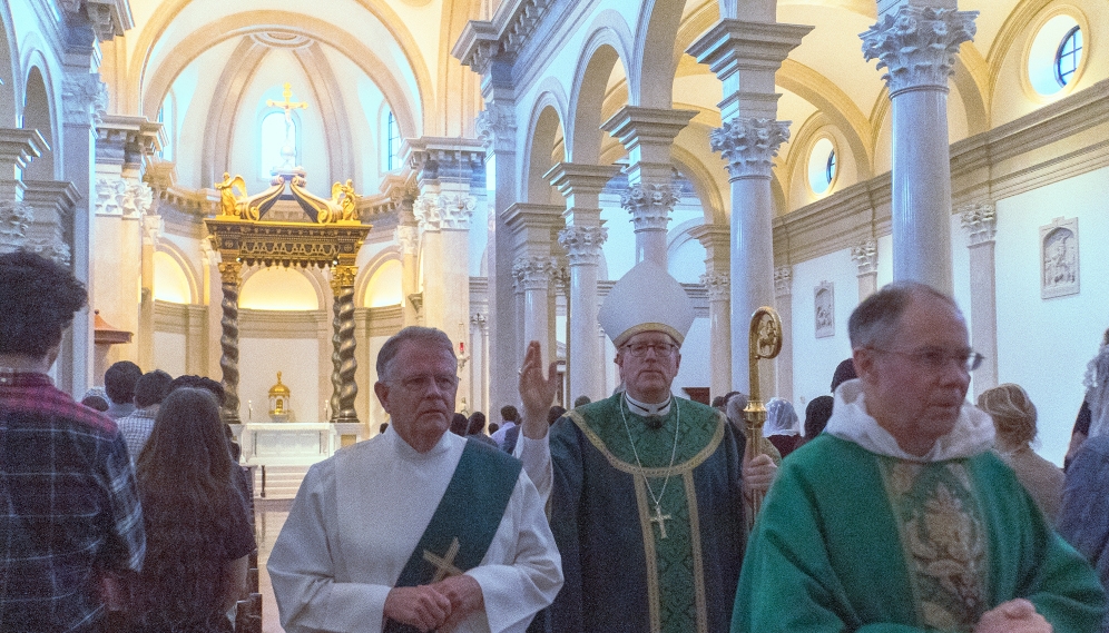 Bishop Barron offers Mass