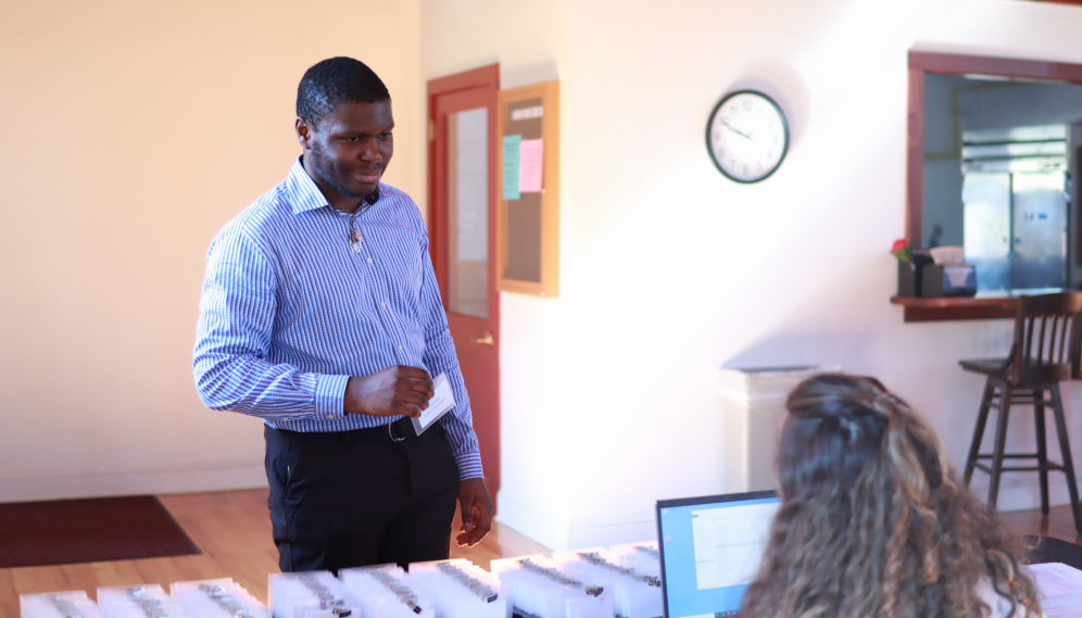 A student begins the process of Registration