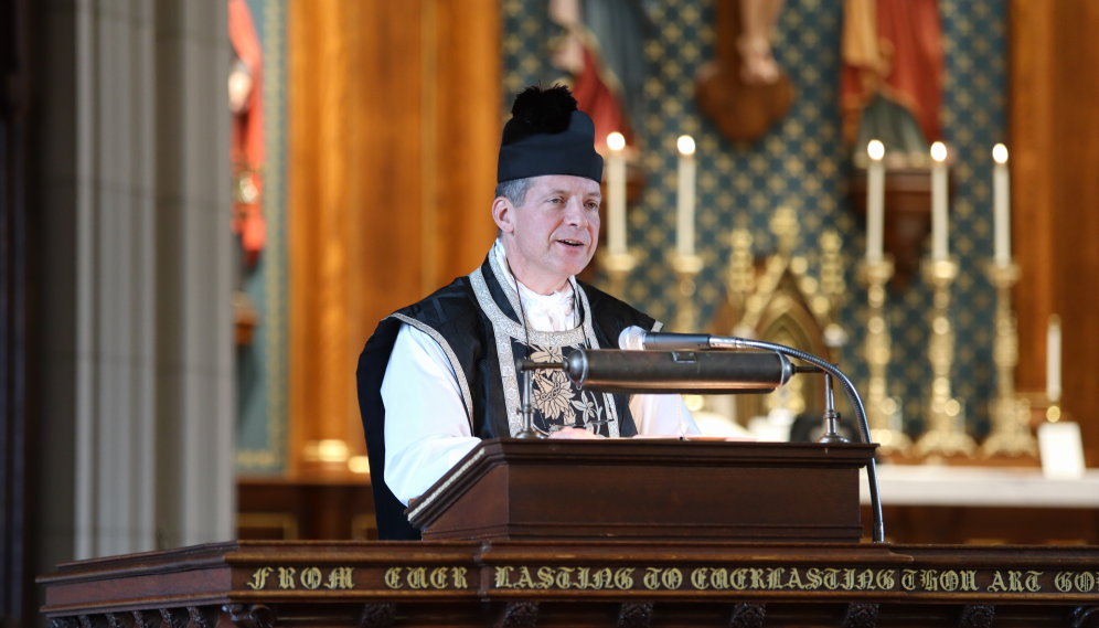 Fr. Markey gives the homily