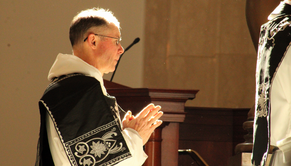 Fr. Paul at the altar