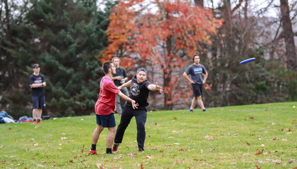 A TMC student makes a pass