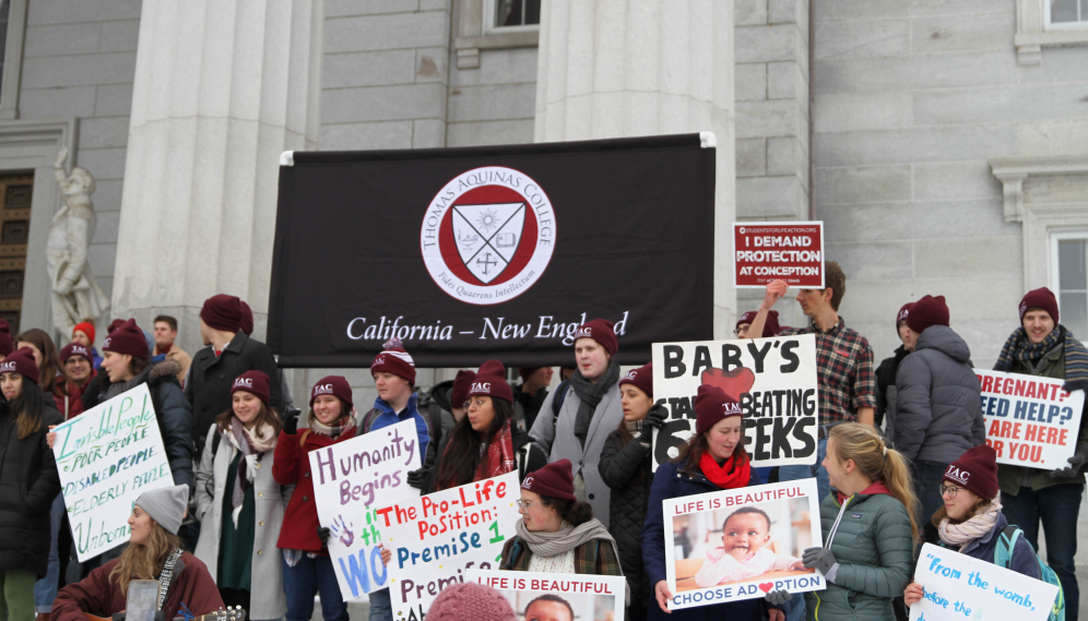 TAC students outside the Capitol