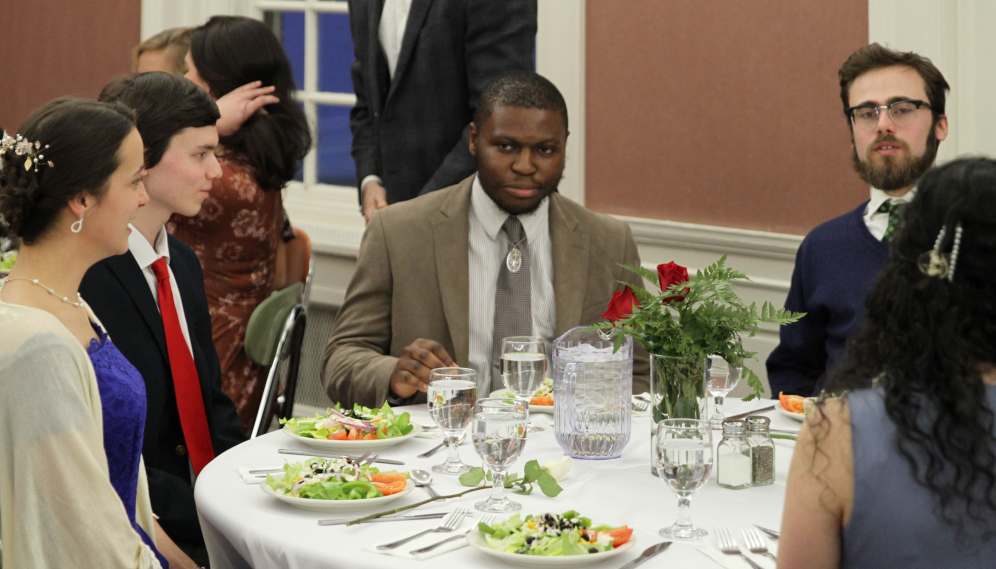 Guests at one of the tables