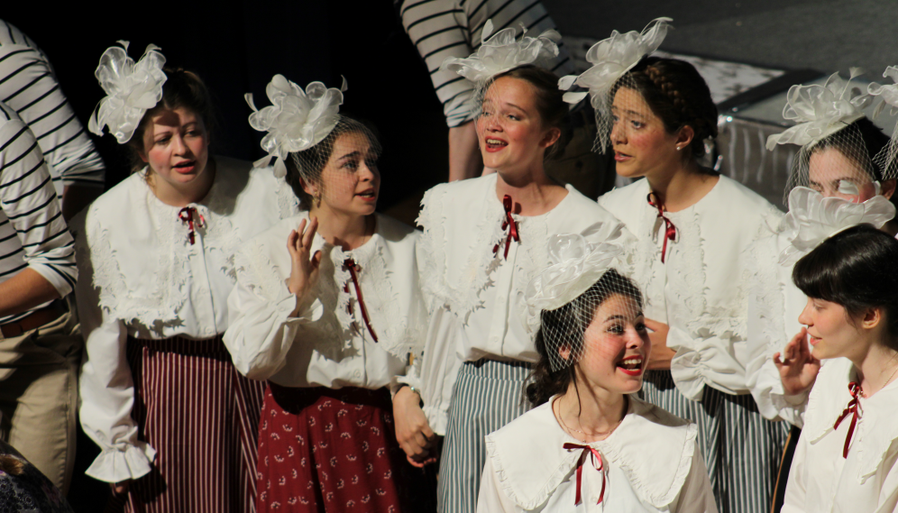 The ladies singing