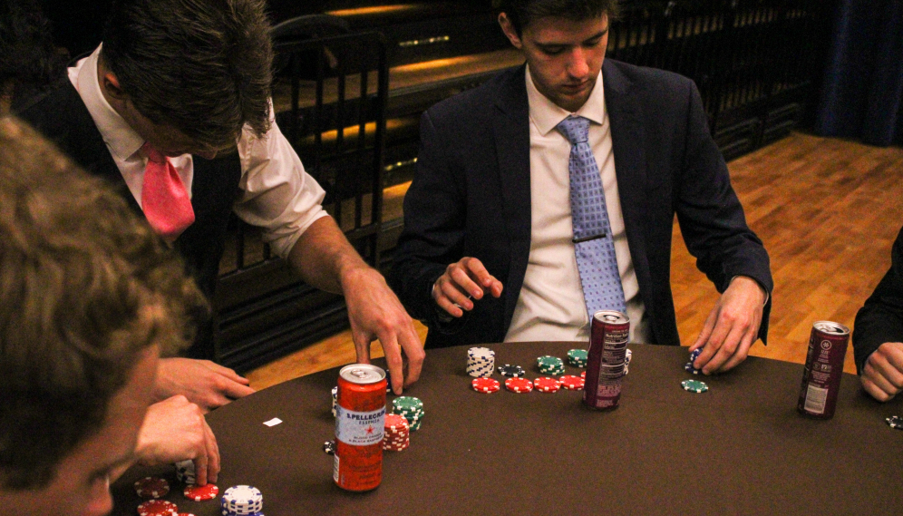 Three at the poker table