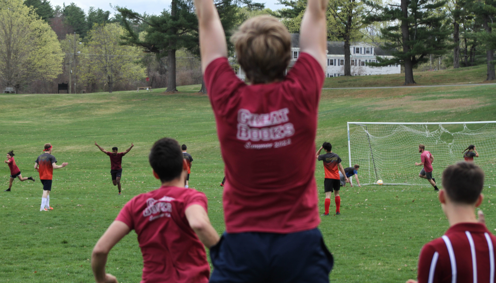 The TAC team cheers a successful goal